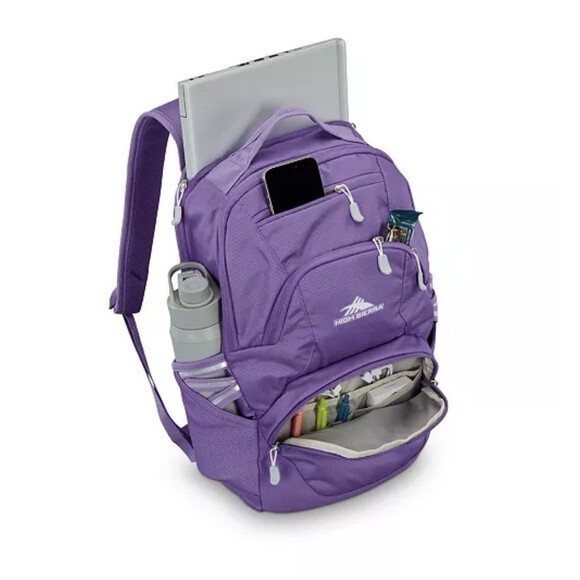High Sierra Swoop SG Backpack for 17" Laptop Light Purple NEW - Picture 3 of 3